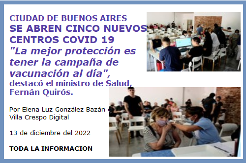 CINCO CENTROS DE VACUNACION